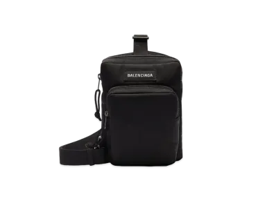BALENCIAGA Explorer Crossbody Messenger Bag "Black"
