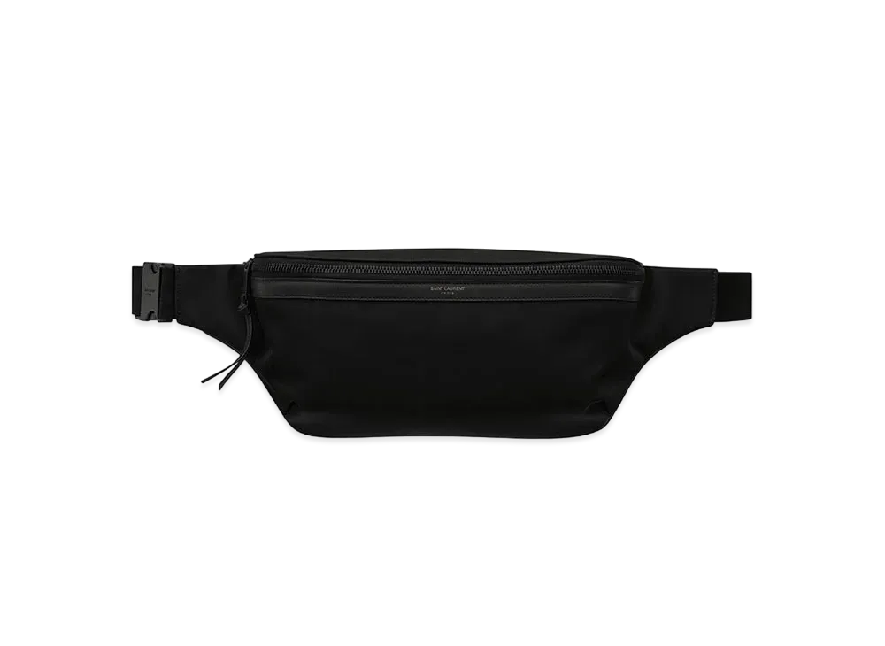 SAINT LAURENT City Crossbody Bag In Nylon "Black"