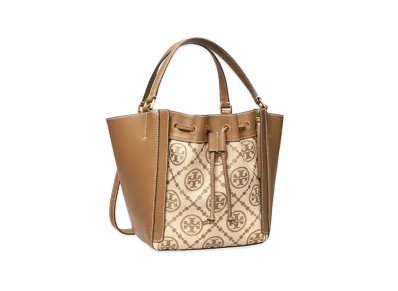 TORY BURCH T Monogram Mac Glow Dragon Fly (Dragonfly Bag) "Hazelnut"
