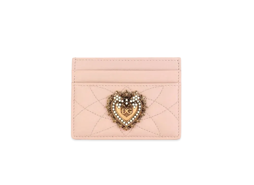 Dolce&Gabbana Devotion Credit Card Holder "Pale Pink"