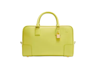 LOEWE Amazona 28 Bag In Nappa Calfskin "Lime Yellow"