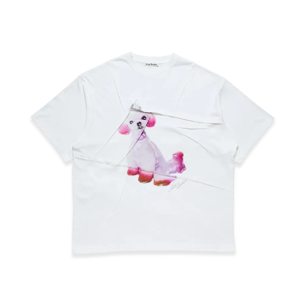 Acne Studios Printed T-Shirt "Optic White"