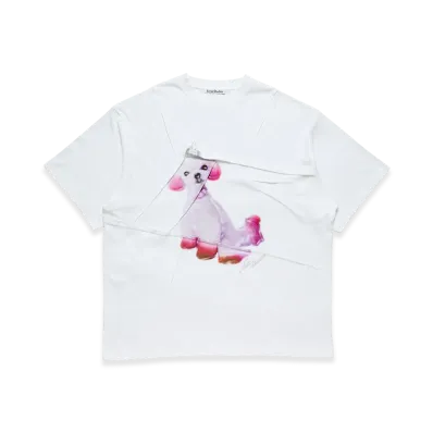 Acne Studios Printed T-Shirt "Optic White"