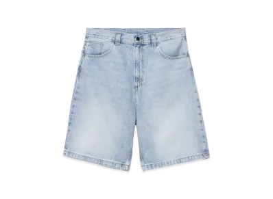Carhartt WIP Brandon Short "Blue(Heavy Worn Bleached)"