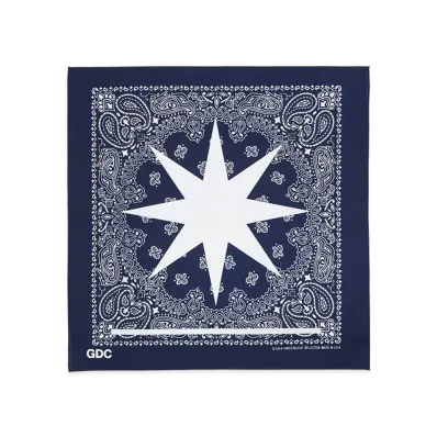 GDC x Hav-A-Hank Star Bandana "Navy"
