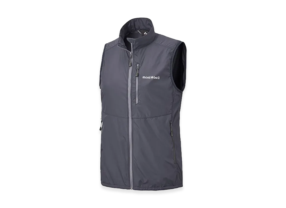 mont-bell Women's Wind Blast Vest "Dark Gray"