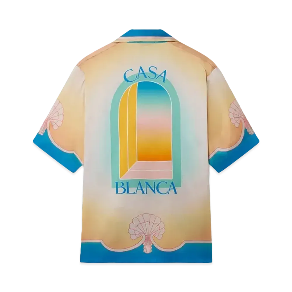 Casablanca L'Arc Colore Silk Shirt "Multi"