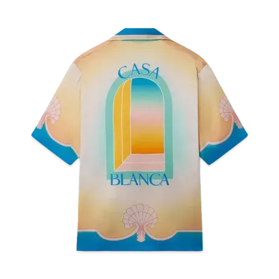 Casablanca L'Arc Colore Silk Shirt "Multi"