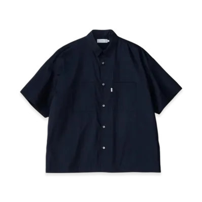 Graphpaper Solotex Twill S/S Oversized Box Shirt "Navy"