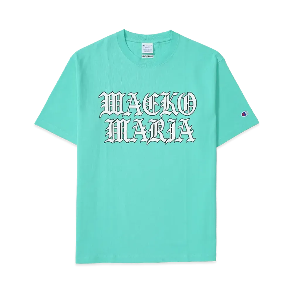 WACKO MARIA x Champion Heavy Weight T-Shirt "Light Green"
