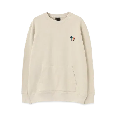 Paul Smith Season Zebra Embroidery Long Sleeve Cut And Sewn "Offwhite"