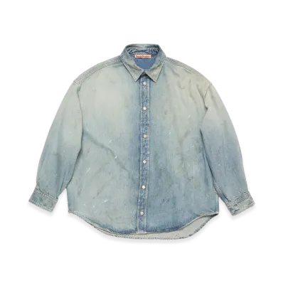 Acne Studios Denim Button Up Shirt "Light Blue"