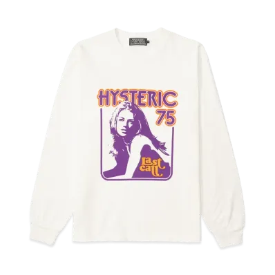 HYSTERIC GLAMOUR Last Call 75 T-Shirt "White"