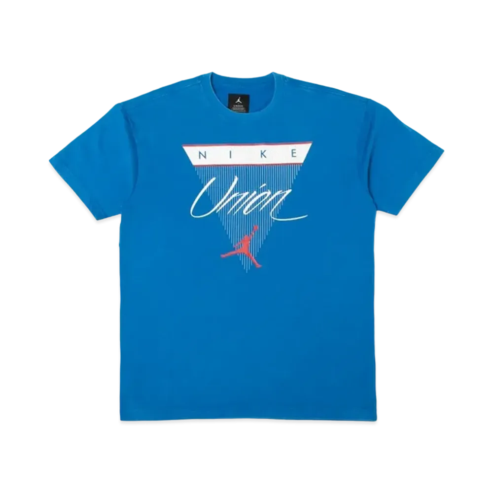 Air Jordan x Union NRG Vault Flight Triangle Tee "Blue"