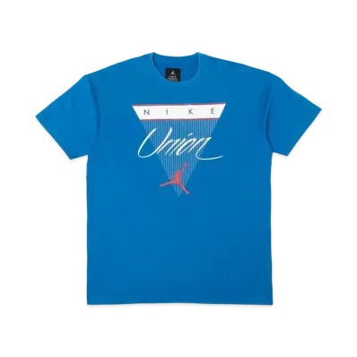 Air Jordan x Union NRG Vault Flight Triangle Tee "Blue"