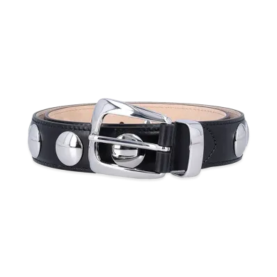 KHAITE Women's Cintura Borchie The Benny "Black"