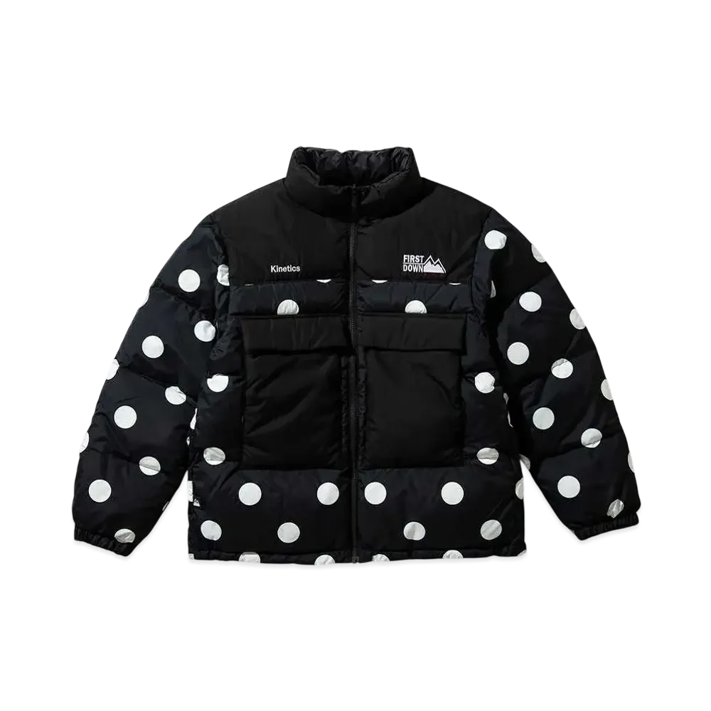 Kinetics x FIRST DOWN BUBBLE DOWN JACKET MINIMAL "Black"