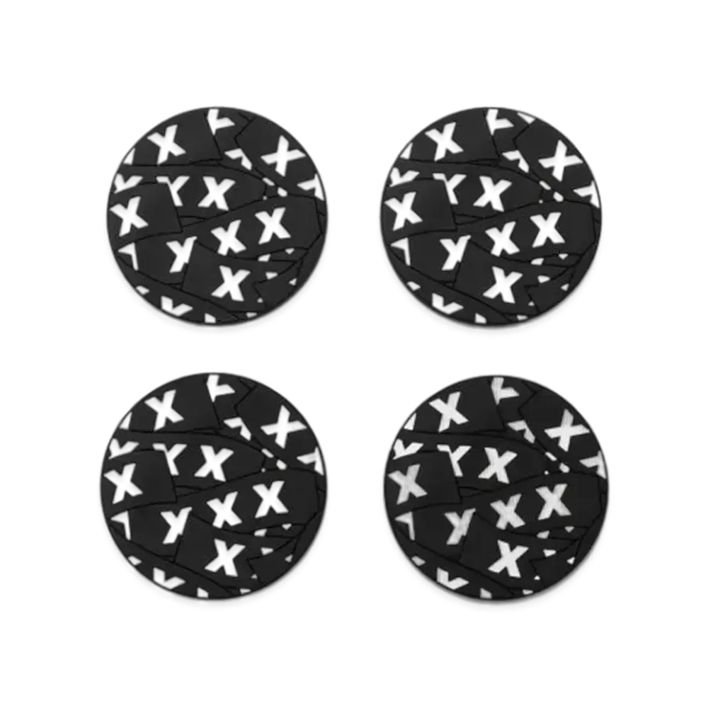 GOD SELECTION XXX COASTER (4PIECE 1PACK) GX-A22-GD-04 "Black"