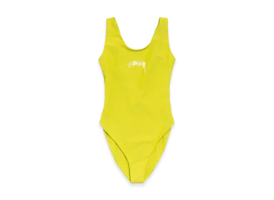 Stussy Women's Surf Stock One Piece Swimsuit "Yellow"