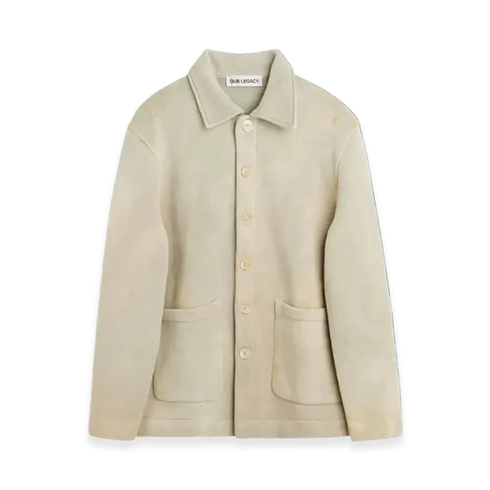 OUR LEGACY Women's Lodge Cardigan "Attic Wash Fleece"