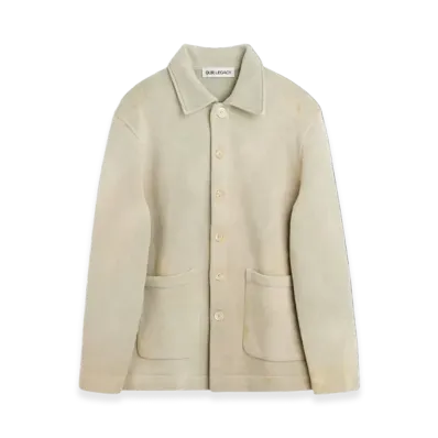 OUR LEGACY Women's Lodge Cardigan "Attic Wash Fleece"
