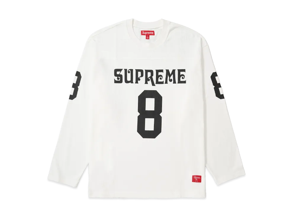 Supreme Affiliated L/S Football Top "White"