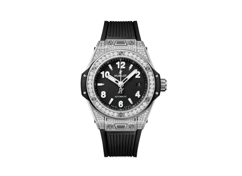 HUBLOT Big Bang One Click Steel Pave 33mm