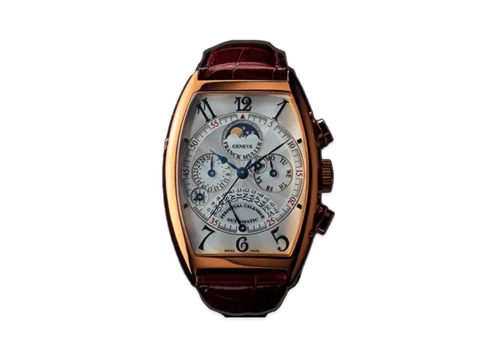 FRANCK MULLER Cintree Curvex RetroGrade Equation Perpetual Calendar Chronograph