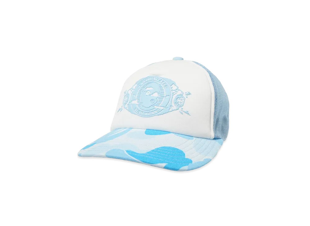 A BATHING APE Icy Bape Mesh Cap "Sax"
