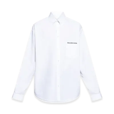 BALENCIAGA Shirt With Logo "White"