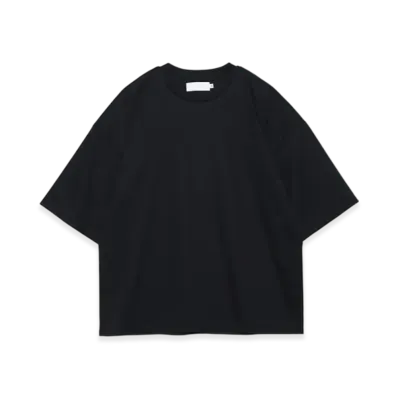 Graphpaper Fine Smooth Crew Neck Tee "Navy"