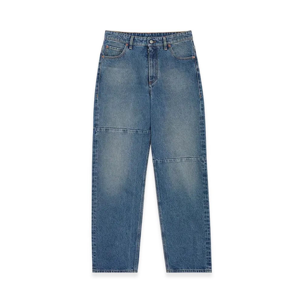 MM6 Maison Margiela Men's 5-Pocket Denim Trousers "Light Blue"