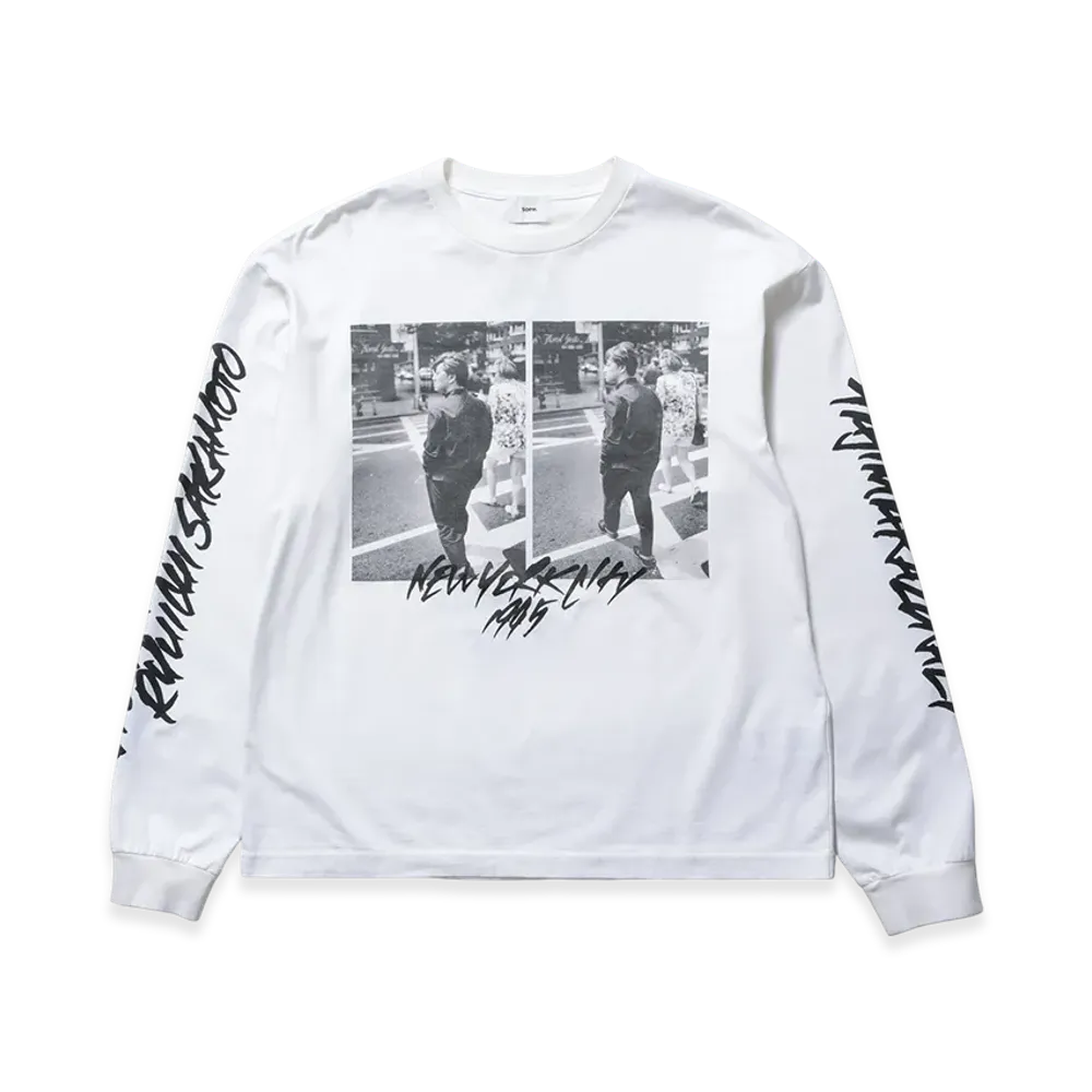 SOPH. x Kazunali Tajima L/S Tee "White"