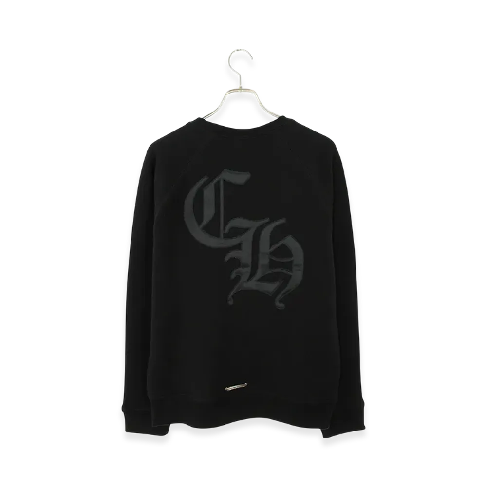Chrome Hearts Back CH Logo Cemetery Cross Sweatshirt "Black"