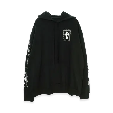 Chrome Hearts x Deadly Doll Horseshoe Pullover Hoodie "Black"