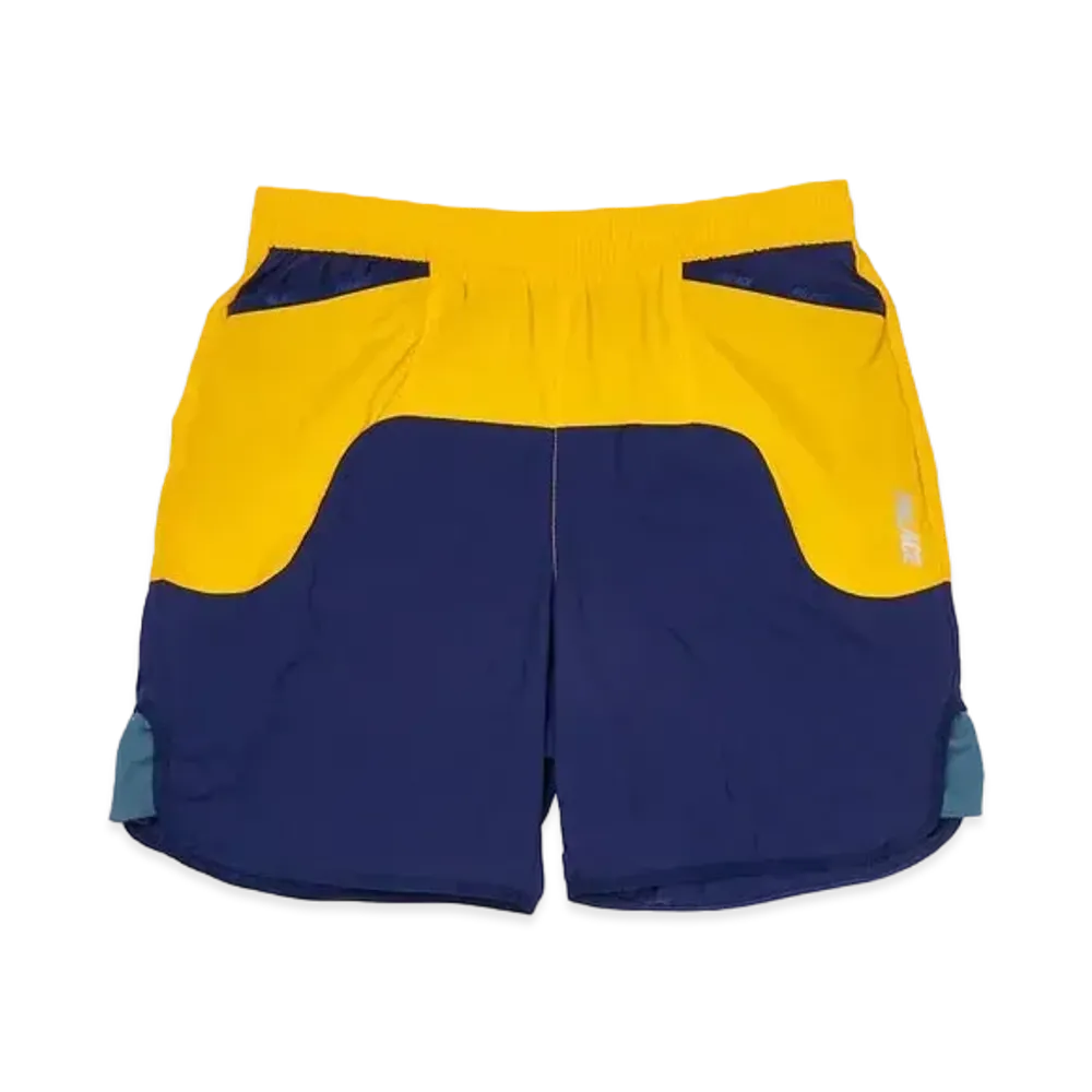 PALACE FRONT RUNNER SHORTS "Navy / Yellow"