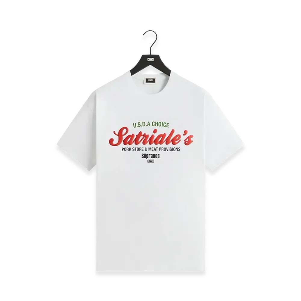 Kith x The Sopranos Satriale's Vintage Tee "White"