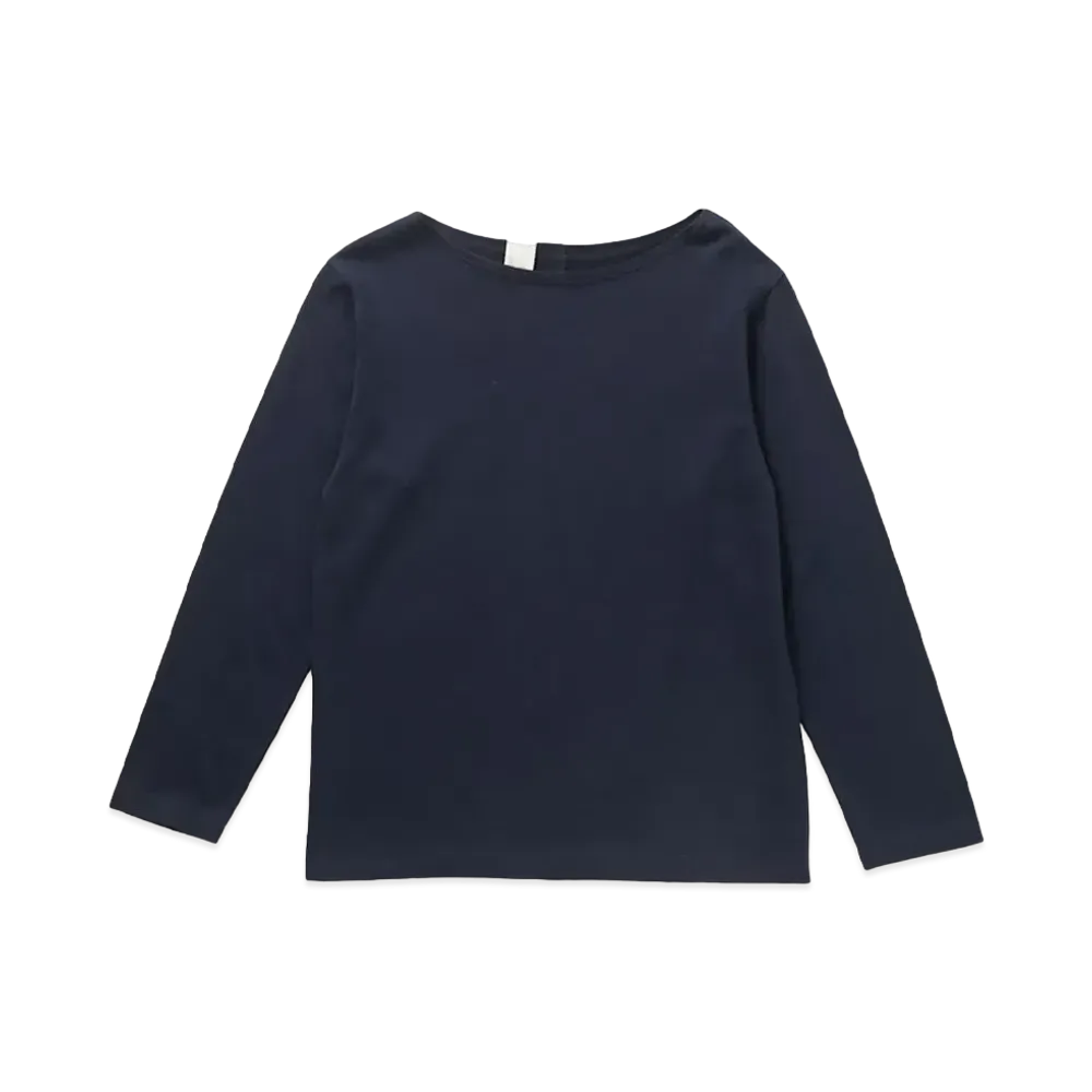 N.HOOLYWOOD Boat Neck Long Sleeve "Navy"