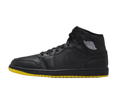 Nike Air Jordan 1 Mid "Black/Opti Yellow"