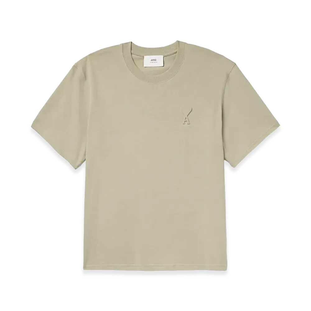 AMI PARIS Heavy Jersey T-Shirt "Sage"