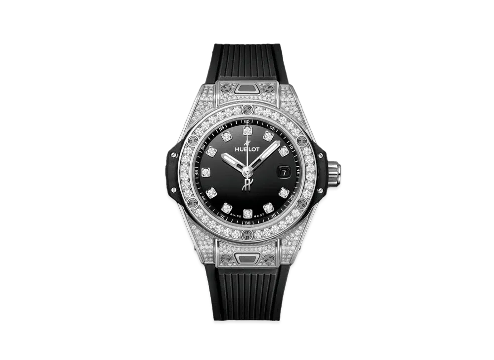 HUBLOT Big Bang One Click Steel Pave 33mm