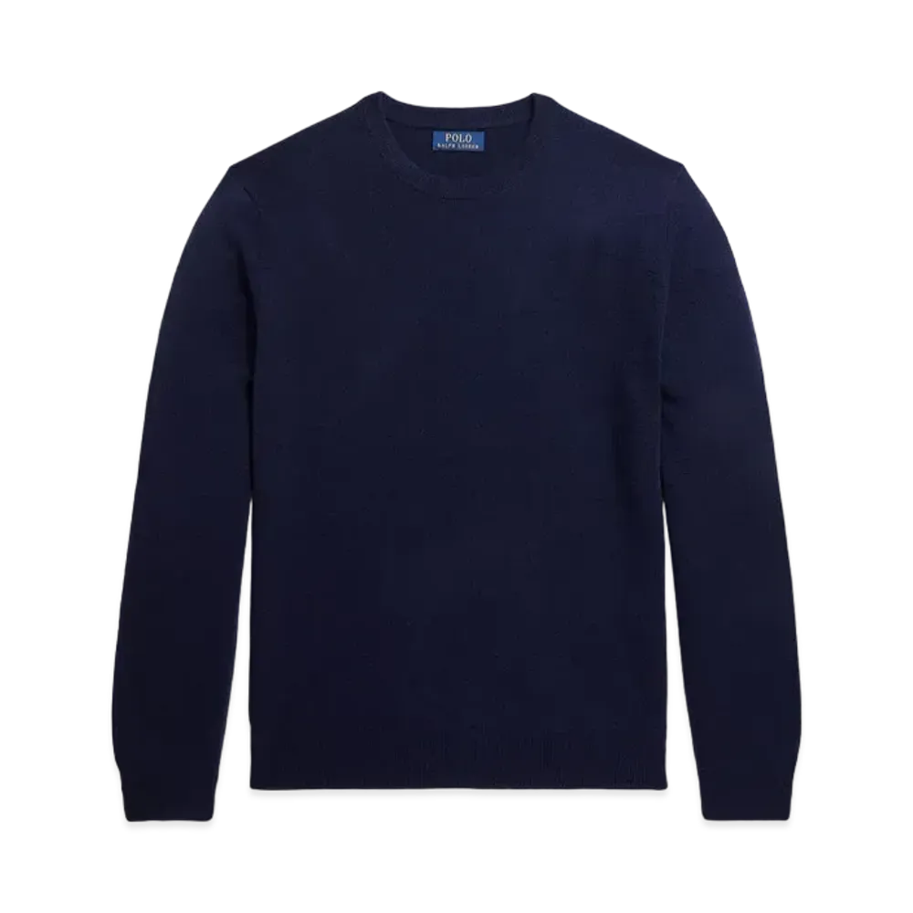 Polo Ralph Lauren Washable Cashmere Crew Neck Sweater "Blue"