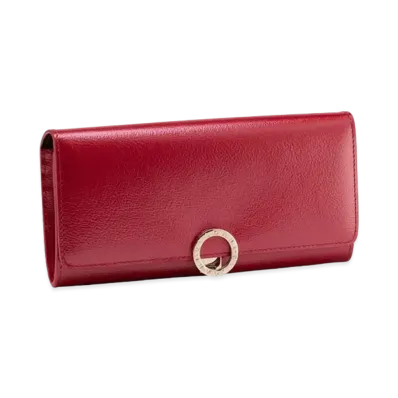 BVLGARI BVLGARI Large Wallet "Red"
