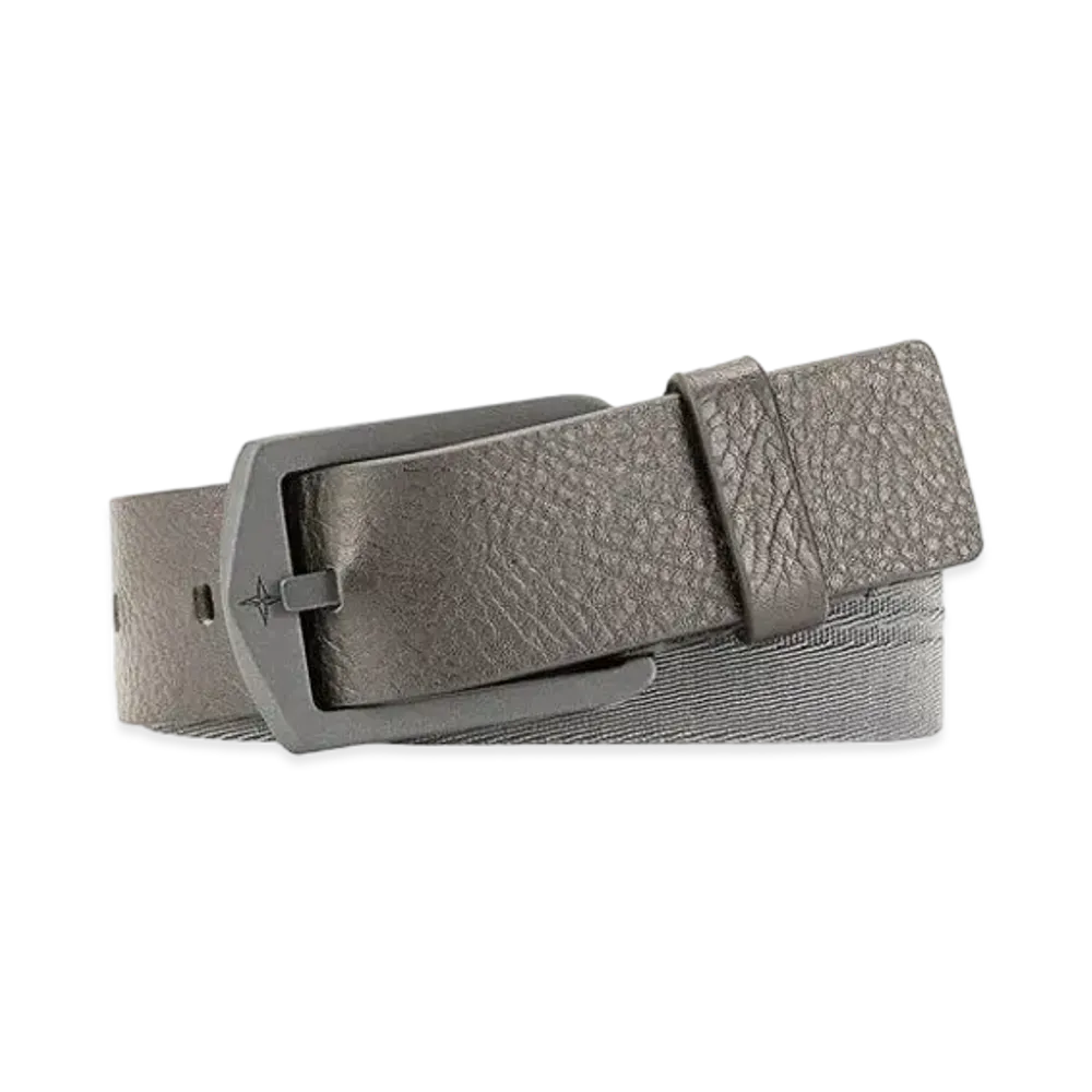 Stone Island 94362 NYLON TAPE + LEATHER "Pastel Blue"