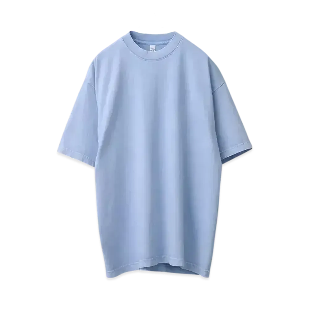 Los Angeles Apparel Garment Dye Short Sleeve Crew Neck T-shirt Mineral Wash "Arctic"