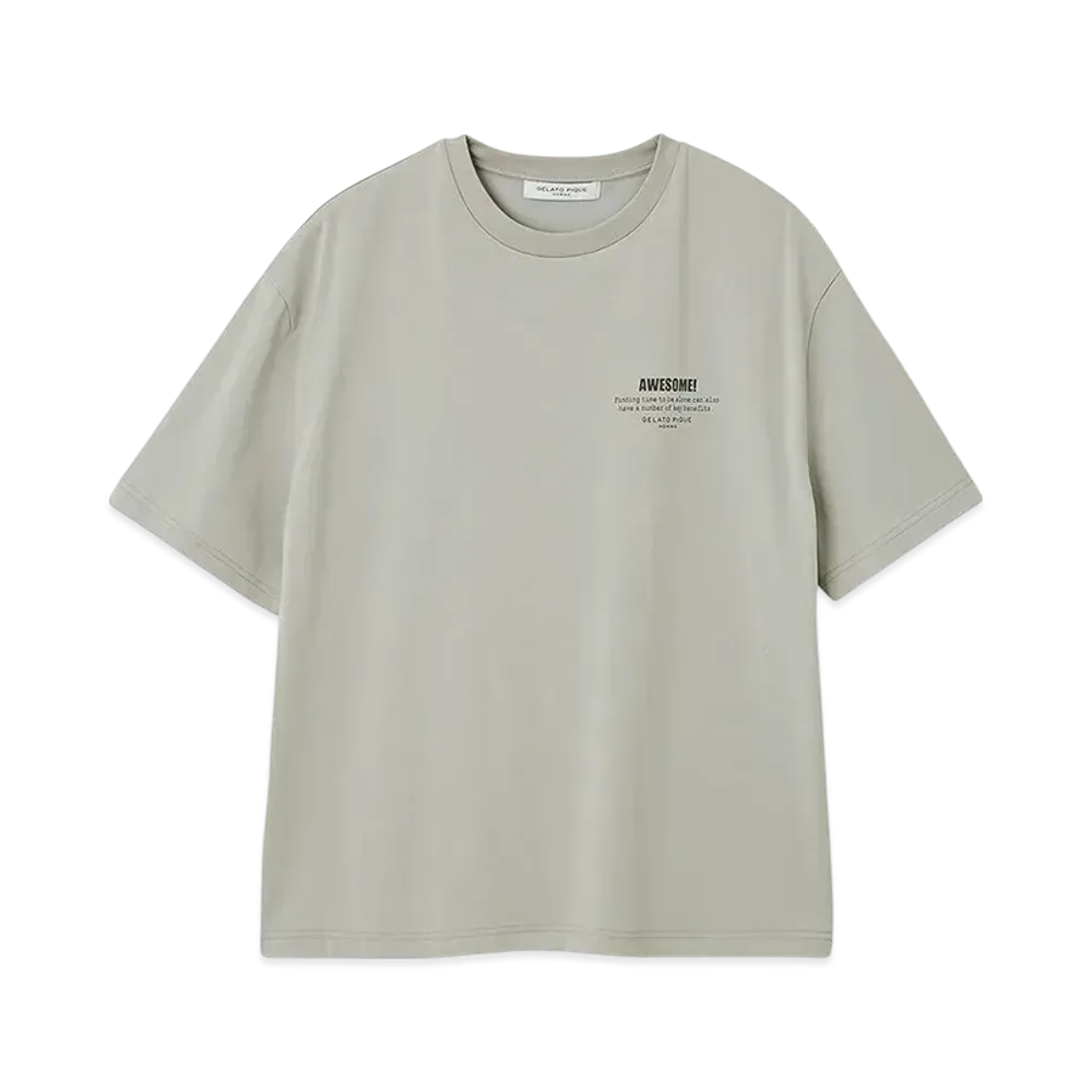 GELATO PIQUE Homme Cool Touch Sensation Supima Cotton Logo T-Shirt "Green"