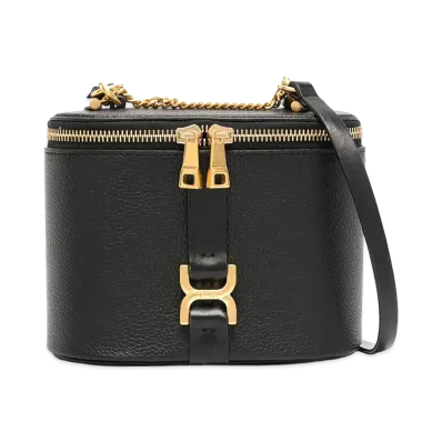 Chloe Women's Mini Marcie Vanity Bag With Chain "Black"