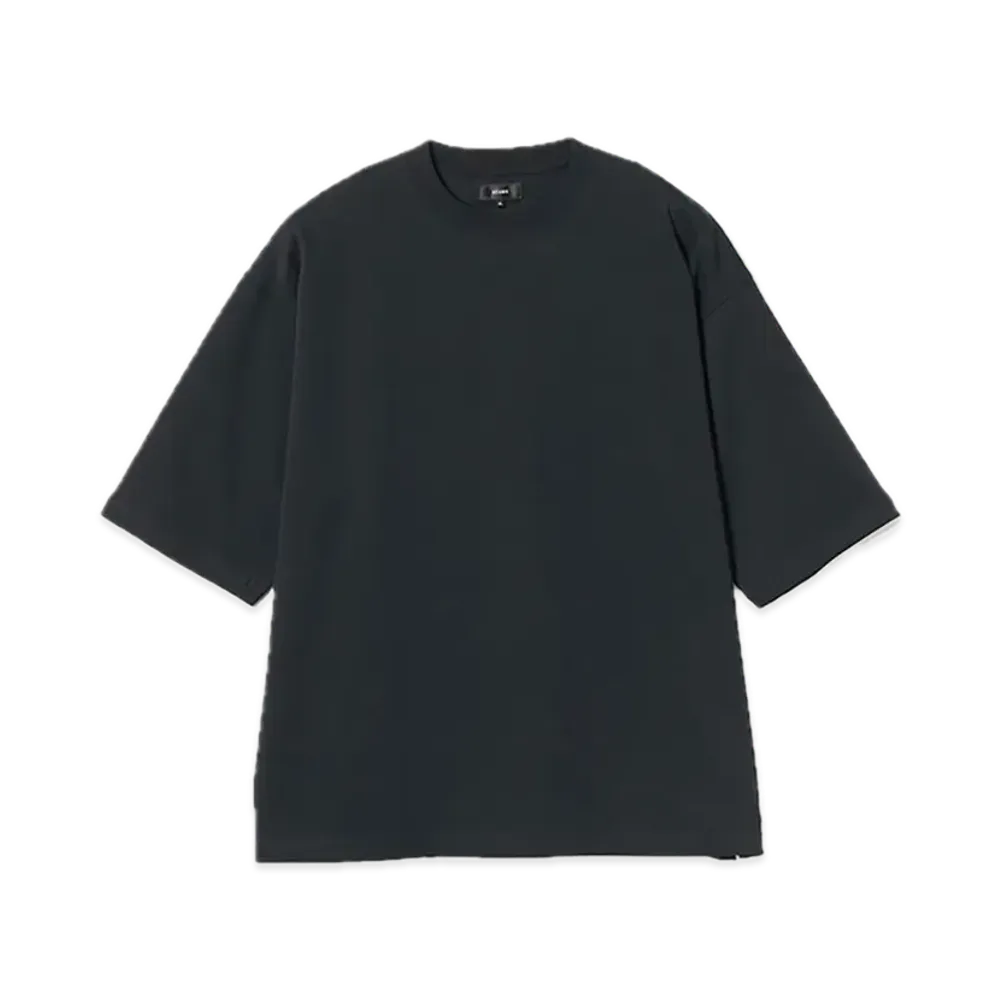 BEAMS Loose Mercerized T-Shirt "Black"