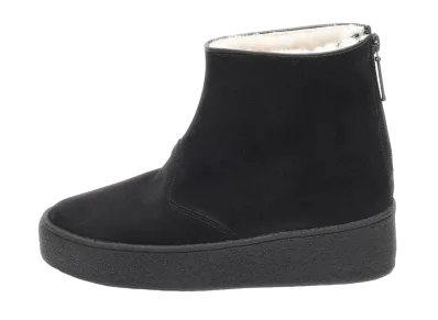 SANDERS Women's Curling Boot E87 Suede "Black" 1828PSS