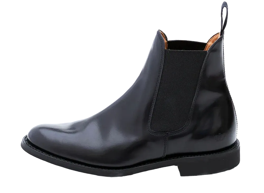 SANDERS Women's Chelsea Boot 266 Polished Leather "Black" 1829B
